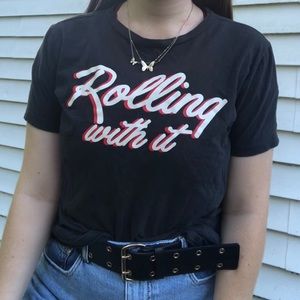 rolling with it graphic tee